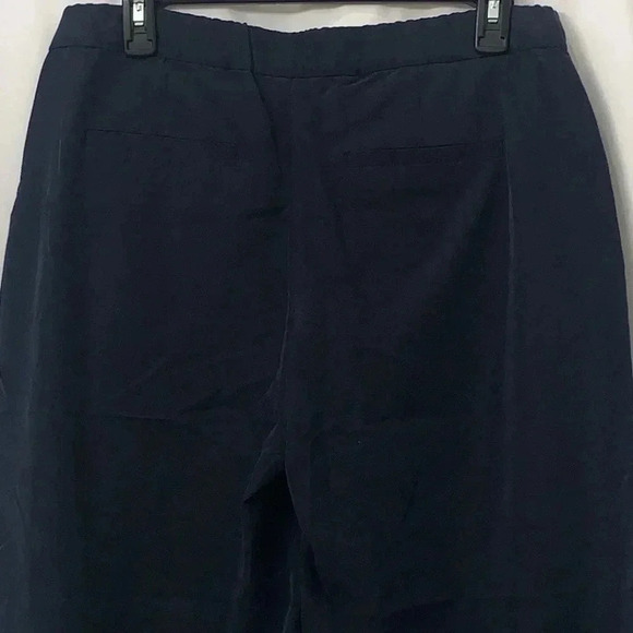 Women’s J.Jill Wide leg Cropped Blue Pants Size Small EUC - Picture 5 of 7